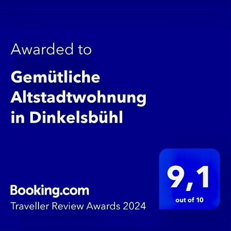 Gemuetliche Altstadtwohnung In Dinkelsbuhl Bagian luar foto